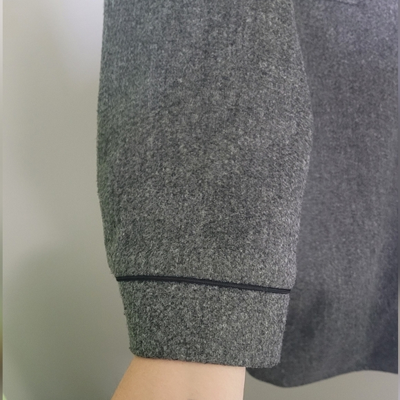 Molly Bracken Oversized Heavyweight Fleece Long Shacket - Picture 4 of 7